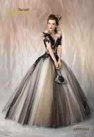 Vestito da sposa nero - stile dark/gothic - 3