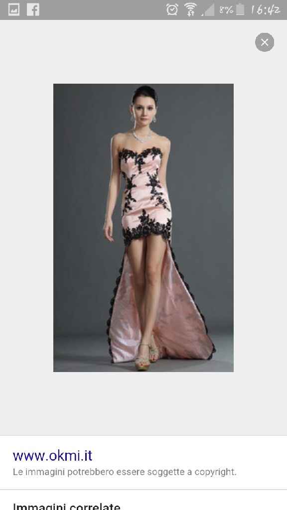 Vestito da sposa nero - stile dark/gothic - 3