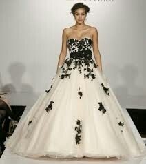 Vestito da sposa nero - stile dark/gothic - 2