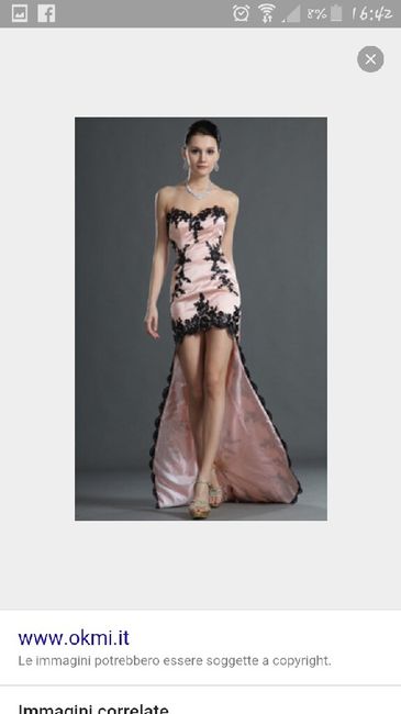 Vestito da sposa nero - stile dark/gothic - 3