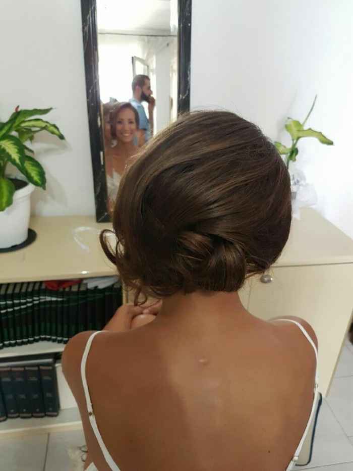 chignon basso laterale
