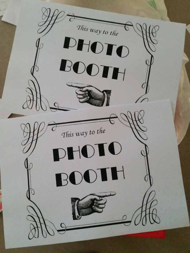 Tutto pronto per photo booth e guestbook - 3