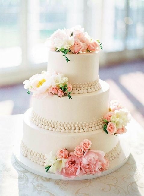 torta con fiori
