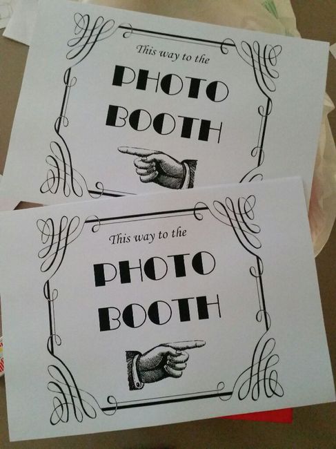 Tutto pronto per photo booth e guestbook - 3