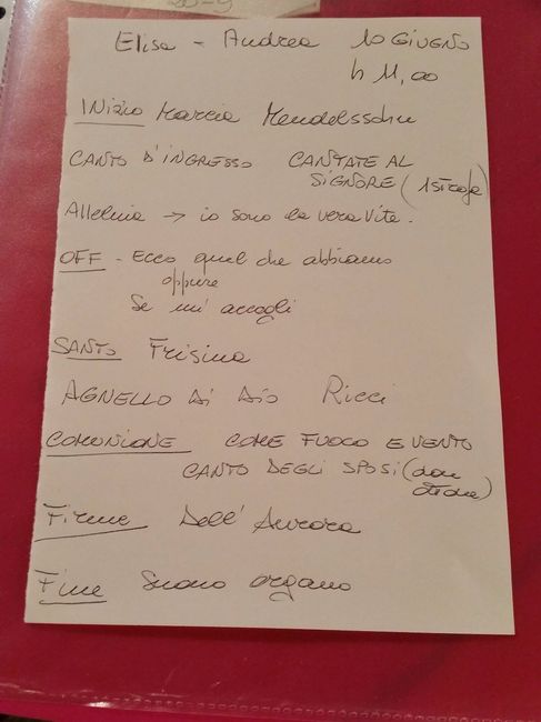 canti messa di matrimonio
