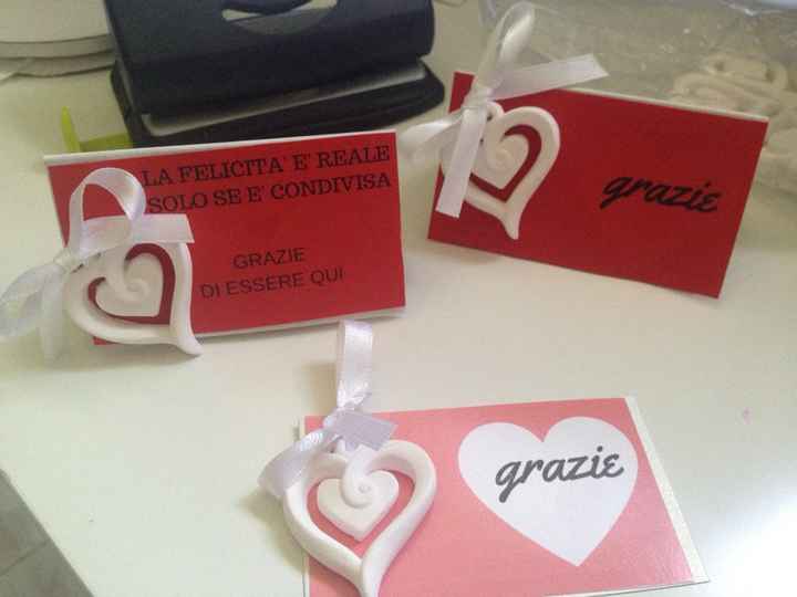 Segnaposti di ringraziamento - 1