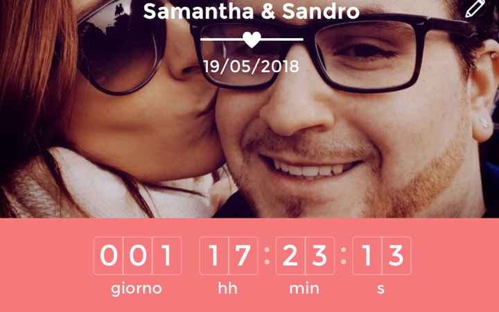Ed eccoci qua a -1 😍❤️😱🌹 mille emozioni - 1