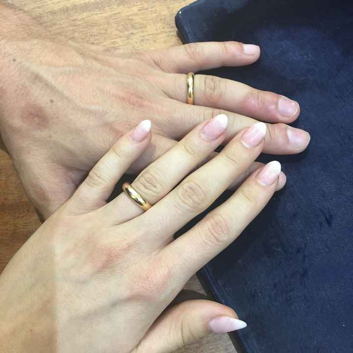 -70 giorni prova fedi con incisione a mano ❤️ - 1