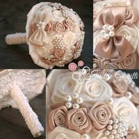 bouquet fiori in tessuto