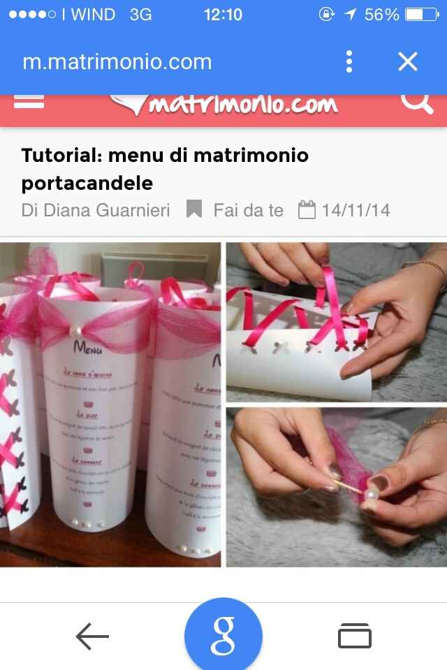 Quanti menú su un tavolo - 1