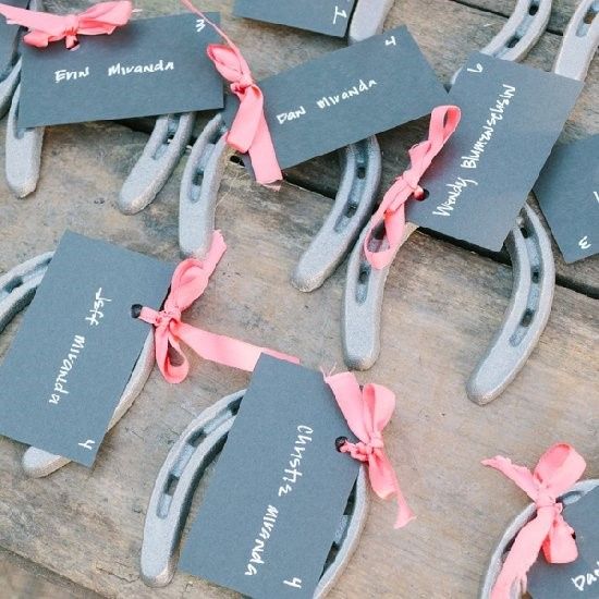 Segnaposto ferro di cavallo