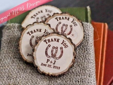 Ringraziamenti su legno