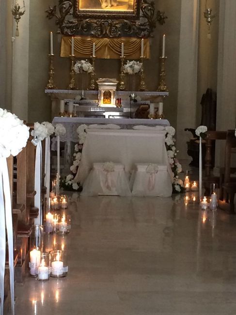 Ortensie, candele e cristalli