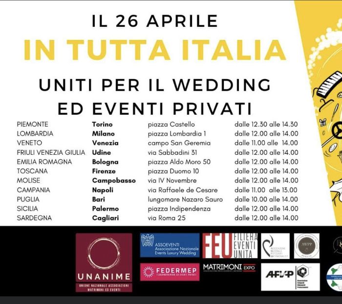 26 aprile manifestazione “uniti per il wedding” - 3