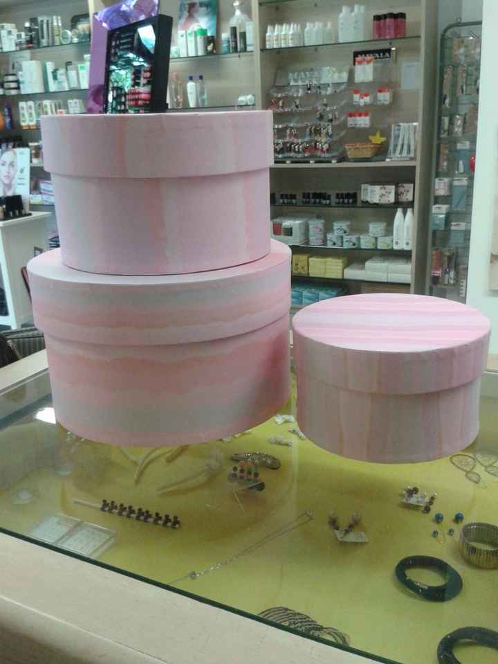 ho scelto la struttura rotonda perché la torta commestibile mi piacerebbe invece quadrata