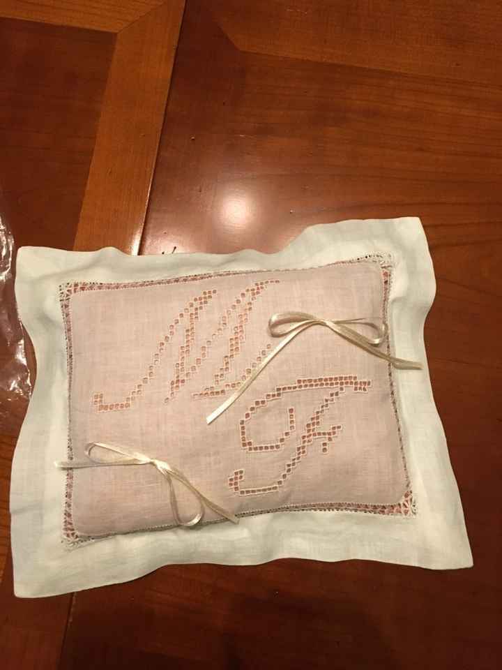 Cuscino porta fedi! - 1