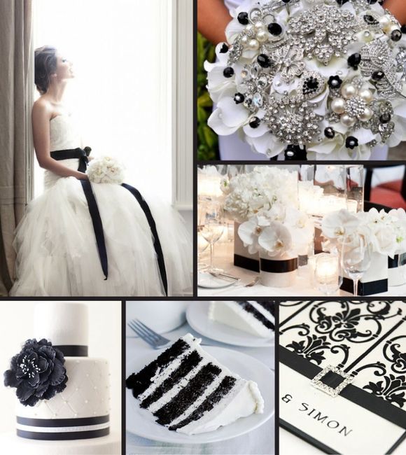 Tema matrimonio  bianco e nero help - 2