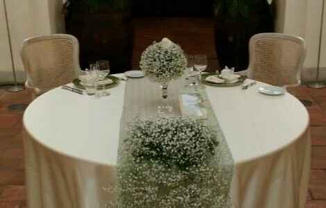 Mise en place: il tavolo degli sposi - 6