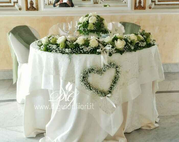 Mise en place: il tavolo degli sposi - 9