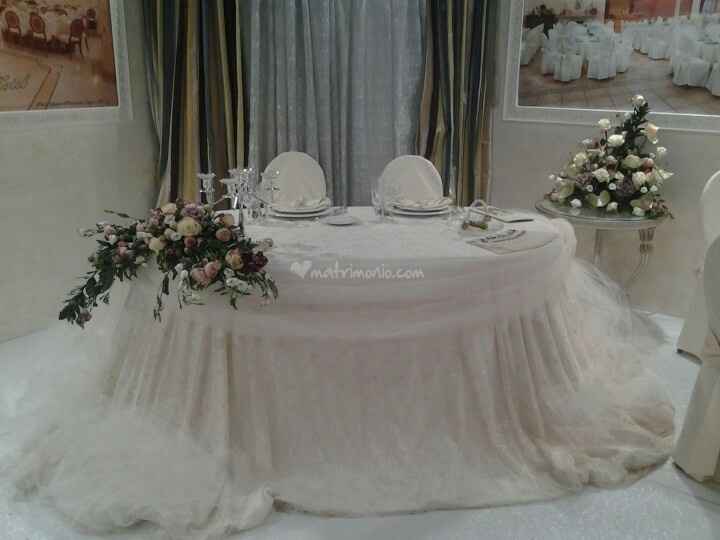 Mise en place: il tavolo degli sposi - 12