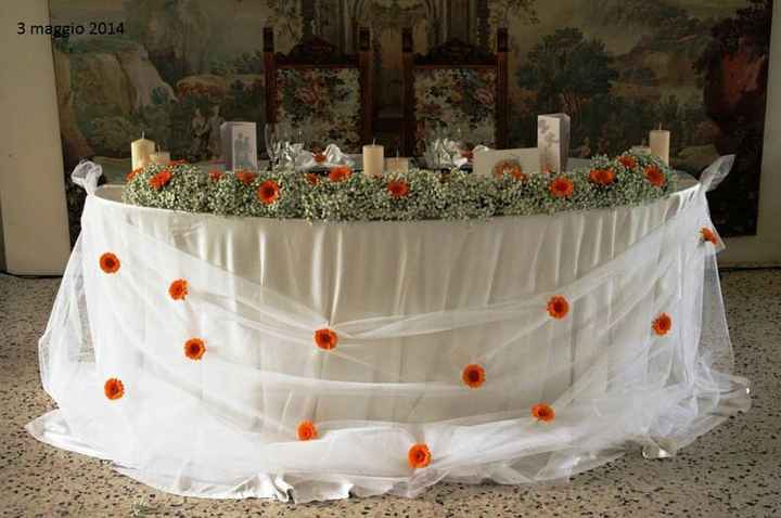 Mise en place: il tavolo degli sposi - 13