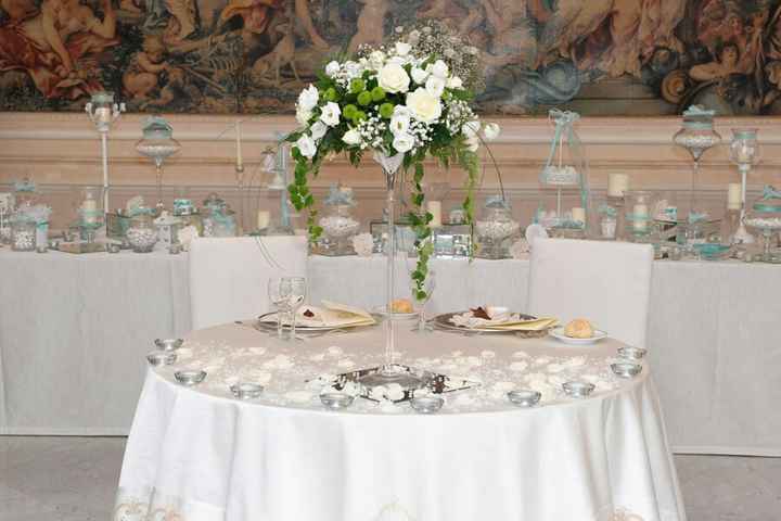 Mise en place: il tavolo degli sposi - 14