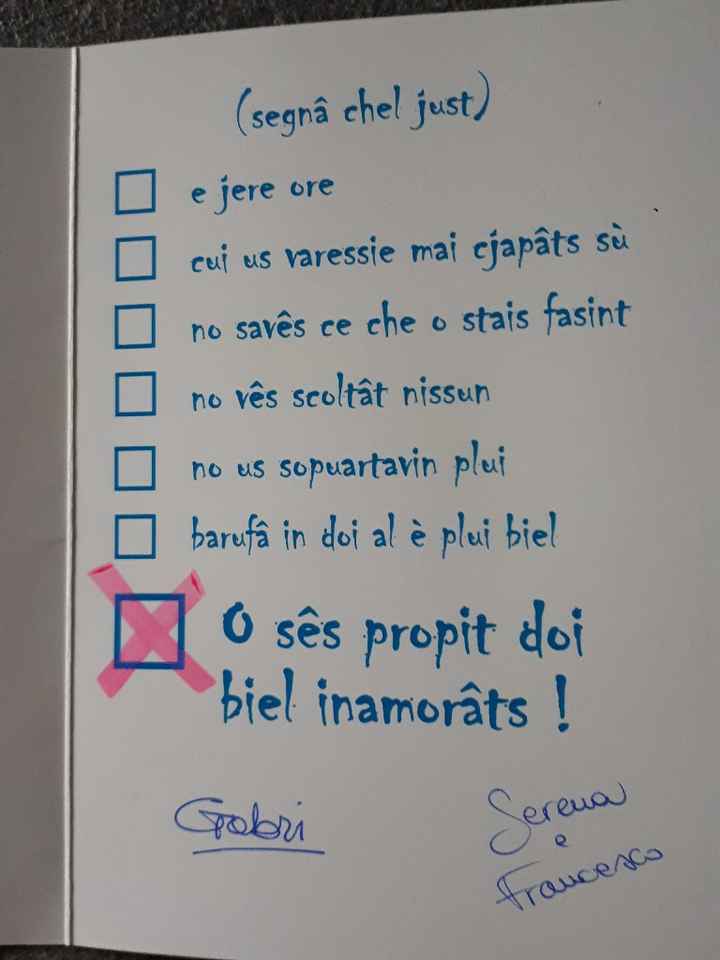 Biglietto originalissimo - 2