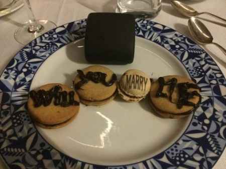 la mia proposta di matrimonio