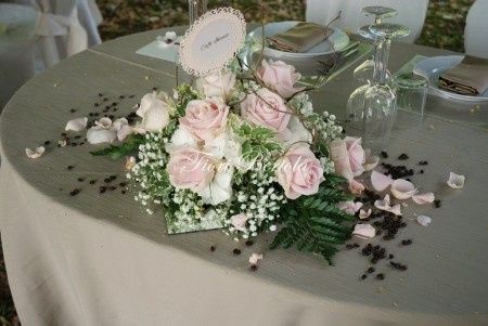 Rosa, bianco e caffè