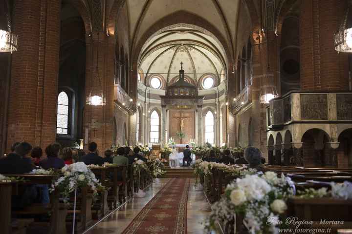 Allestimento in Chiesa