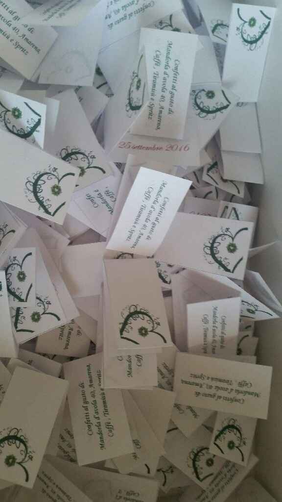 I miei fai da te - bigliettini confetti multigusto - 1