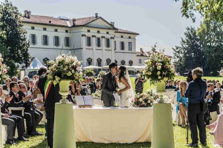 cerimonia civile in villa