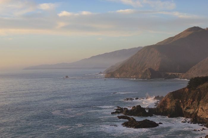 tramonto al Big Sur