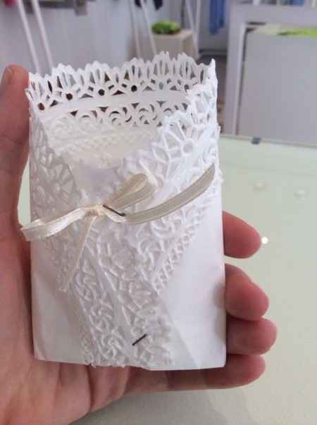 Portariso con sottotorta di pizzo!!!! - 1