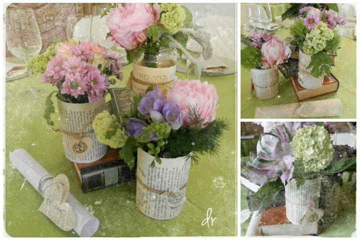 Tableau e centri tavoli tema libri - 9