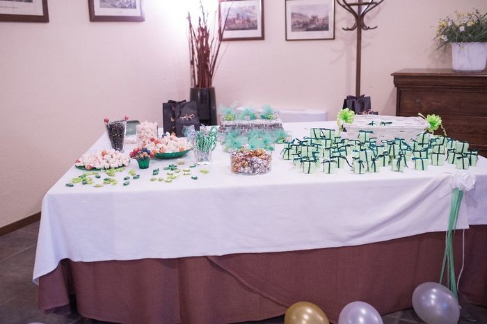tavolo caramelle e bomboniere 