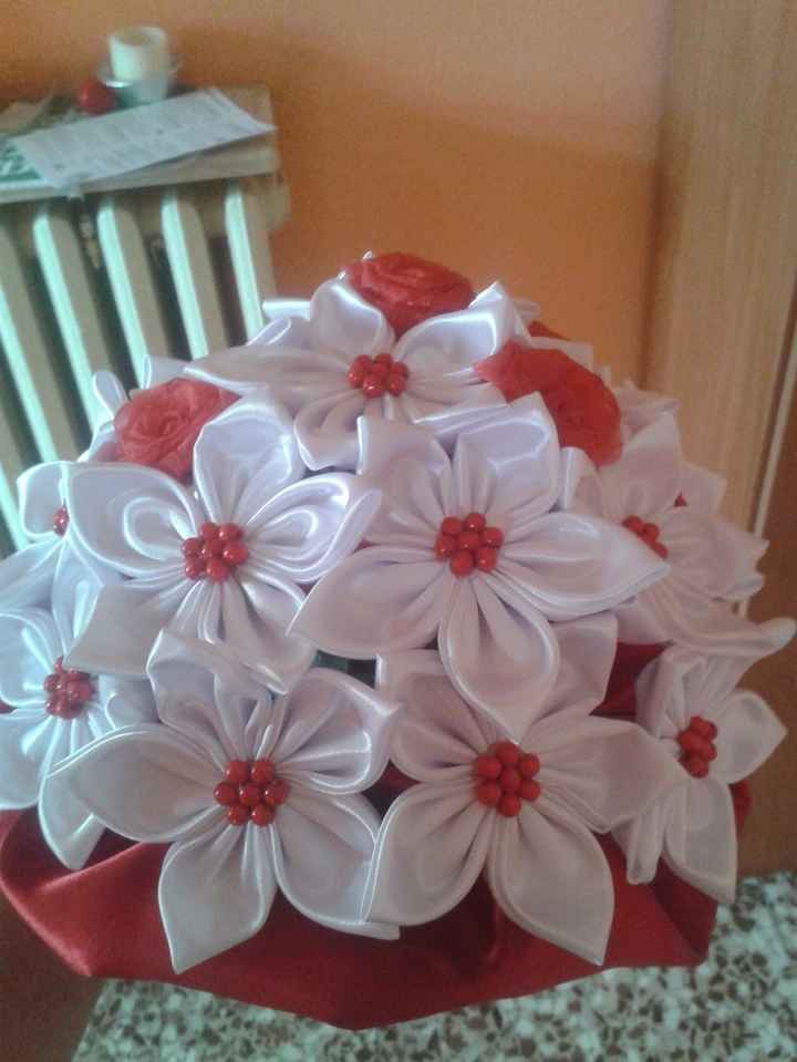 Assemblando il bouquet! :)