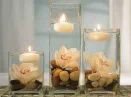 Centrotavola con candele galleggianti - 2