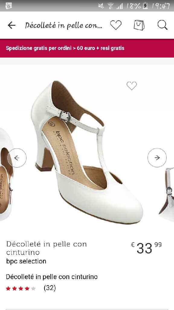 Le mie scarpe sposa economiche - 1