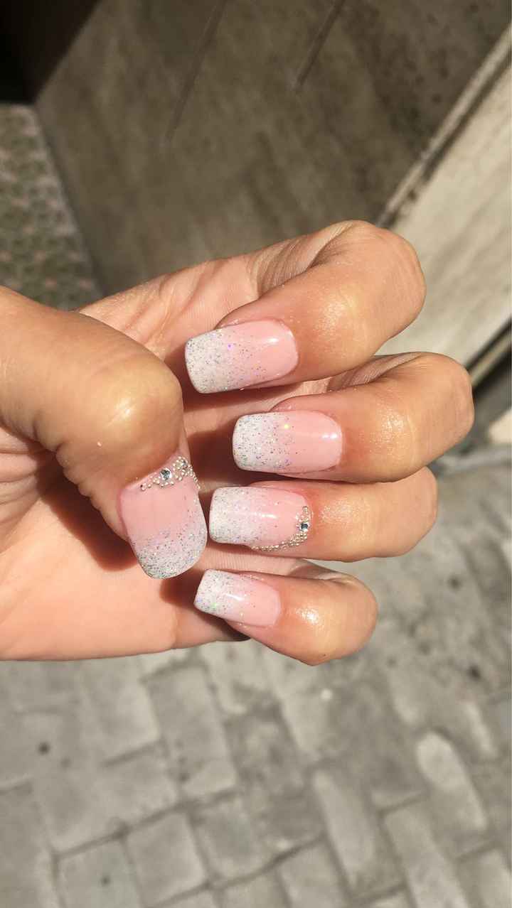 A -2...unghie sposa!!!!! 😍😍😍😍 - 2