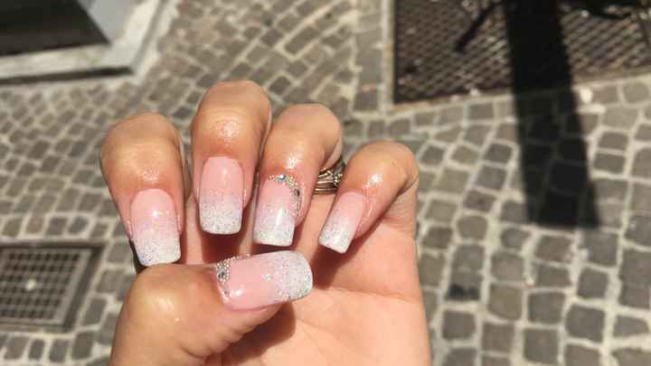 A -2...unghie sposa!!!!! 😍😍😍😍 - 3