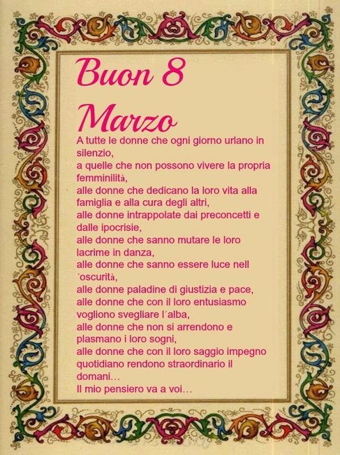 8 marzo