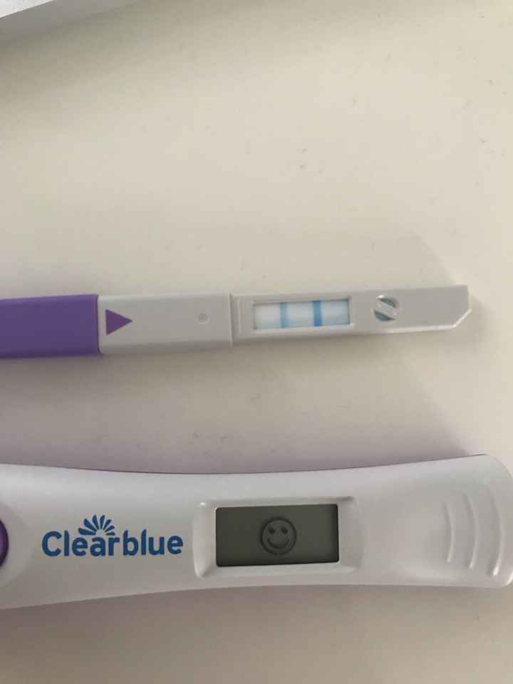 Clearblue tappo viola come test di gravidanza. - 1