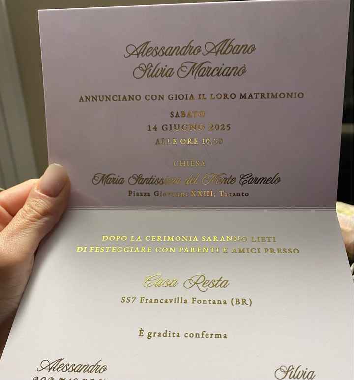 Foto delle vostre partecipazioni ❤️ - 1