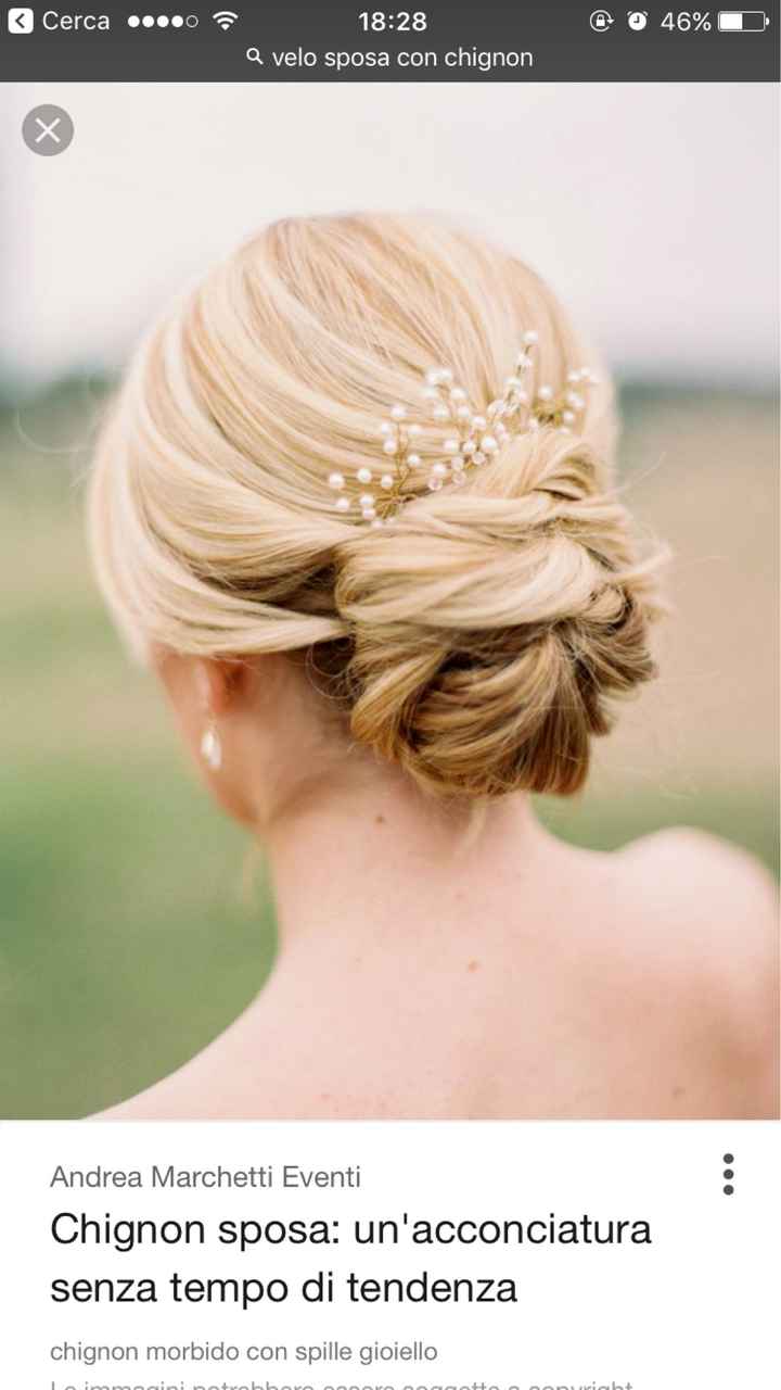 Idea acconciatura chignon - 6