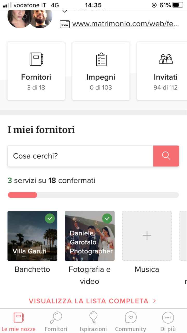 Condividi lo screenshot dei tuoi fornitori - 1