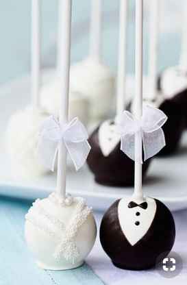 Cake pops sposi