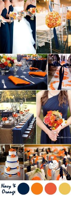 Colore arancio e blu 1