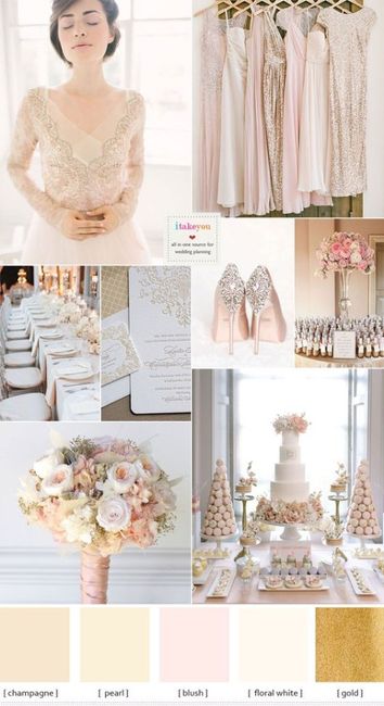 Il colore del matrimonio: Avorio/champagne/oro 5
