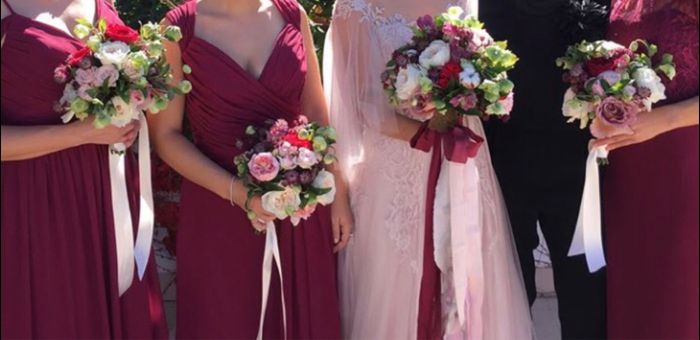 Bouquet sui toni Bordeaux 6